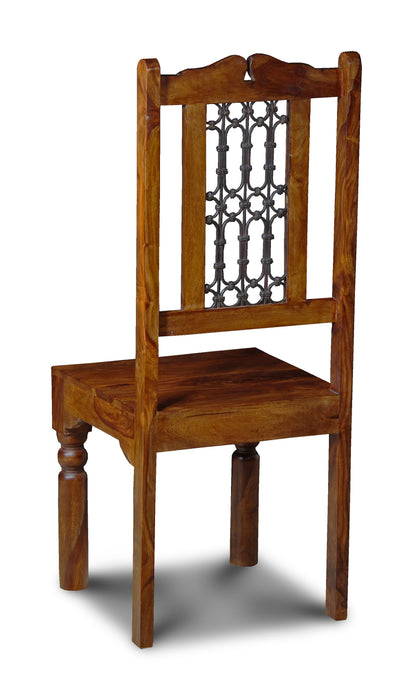 Jali Dining Chair-Honey