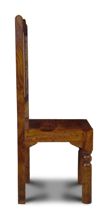 Jali Dining Chair-Honey