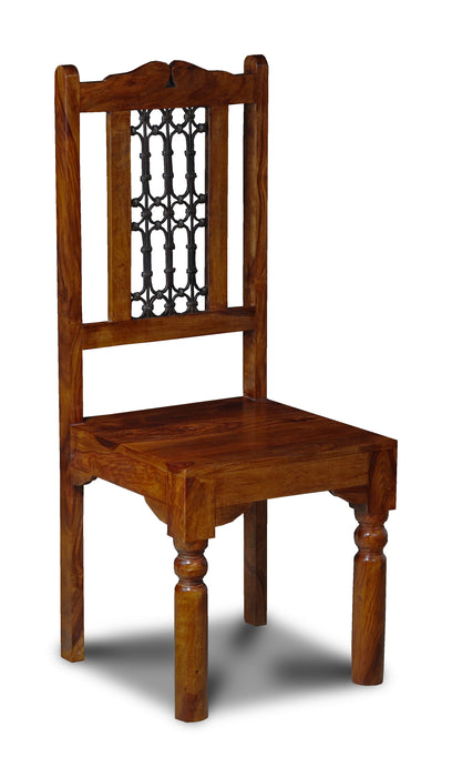 Jali Dining Chair-Honey