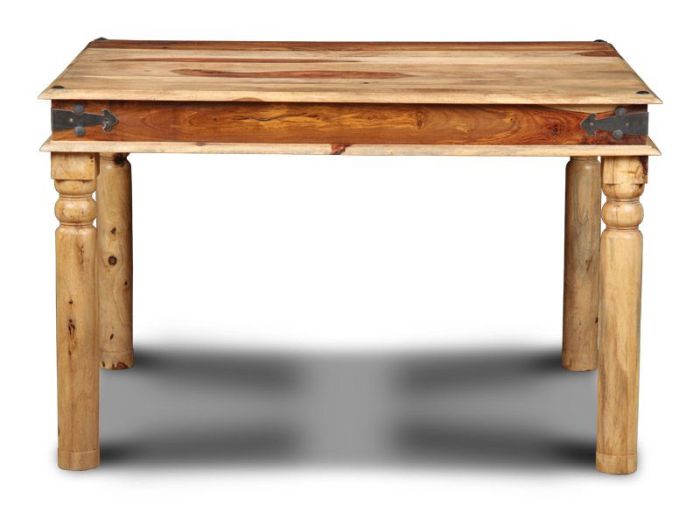 Acre & Artisan Jali Sheesham Honey 120Cm Dining Table Light