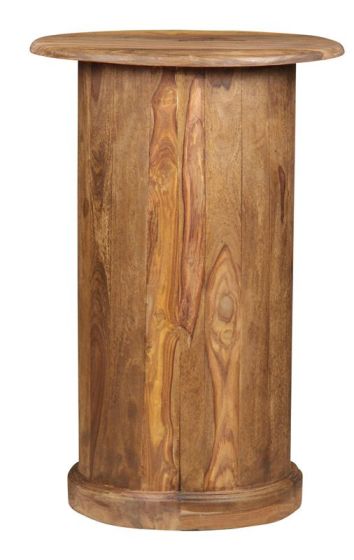 Acre & Artisan Jali Mango Drum Cabinet In Stock Natural