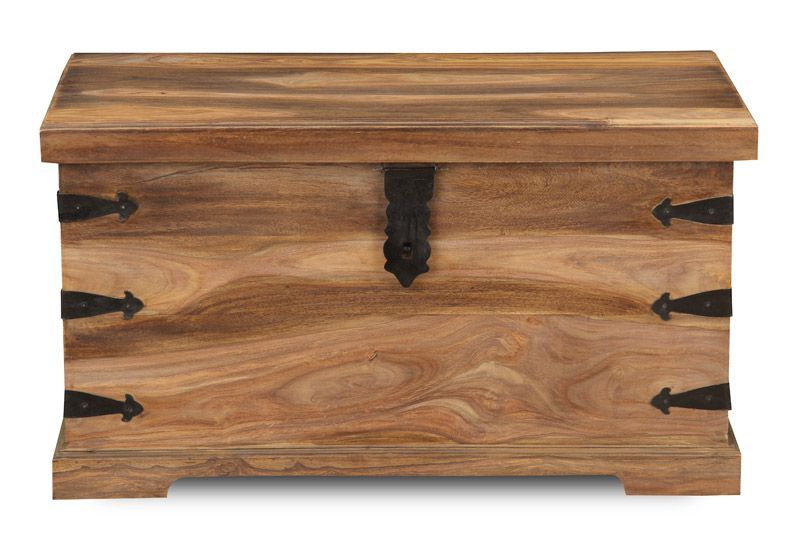 Jali Sheesham 90cm Storage Chest -Natural