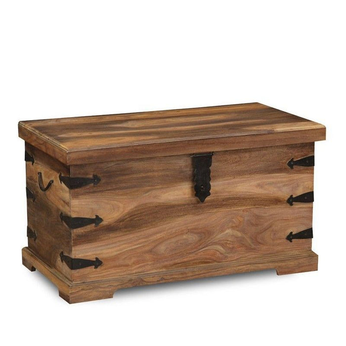Jali Sheesham 90cm Storage Chest -Natural