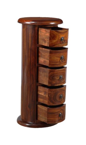 Acre & Artisan Jali 5 Drawer Slim Drum 185