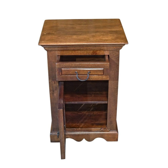 Jali Mango - Honey - Cabinet With Drawer - In Stock