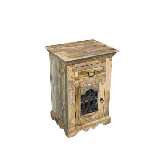 Acre & Artisan Jali Light Cabinet With Drawer