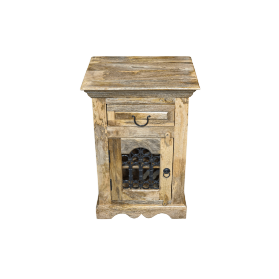 Acre & Artisan Jali Light Cabinet With Drawer