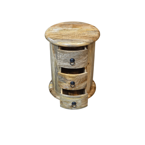 Acre & Artisan Jali Light 3 Drawer Drum