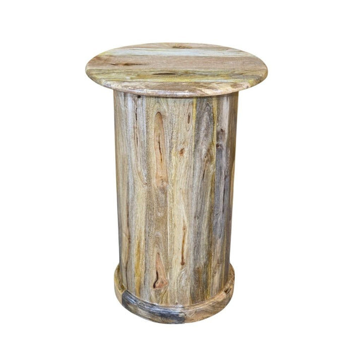 Jali Mango - Light Drum Cabinet - In Stock