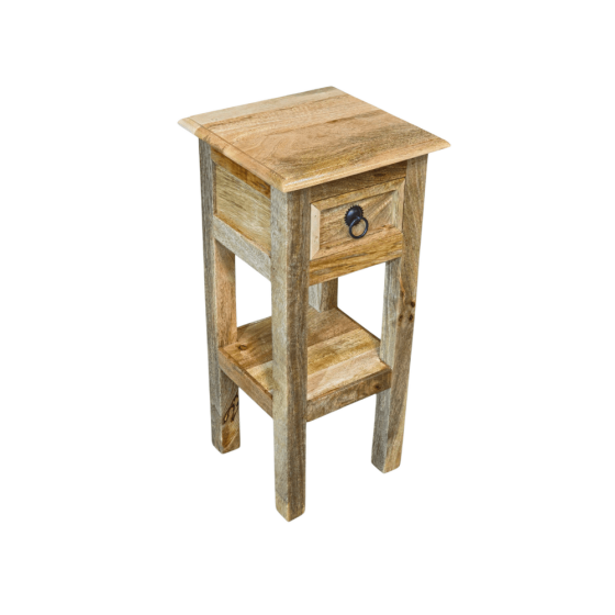 Acre & Artisan Jali Light Telephone Lamp Table