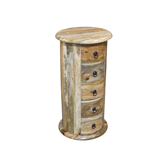 Jali Mango - Light 5 Drawer Large Drum - In stock