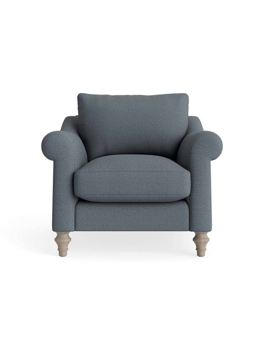 Kalmar Armchair Ã¢â‚¬â€œ Pebble Blue Cotton Linen
