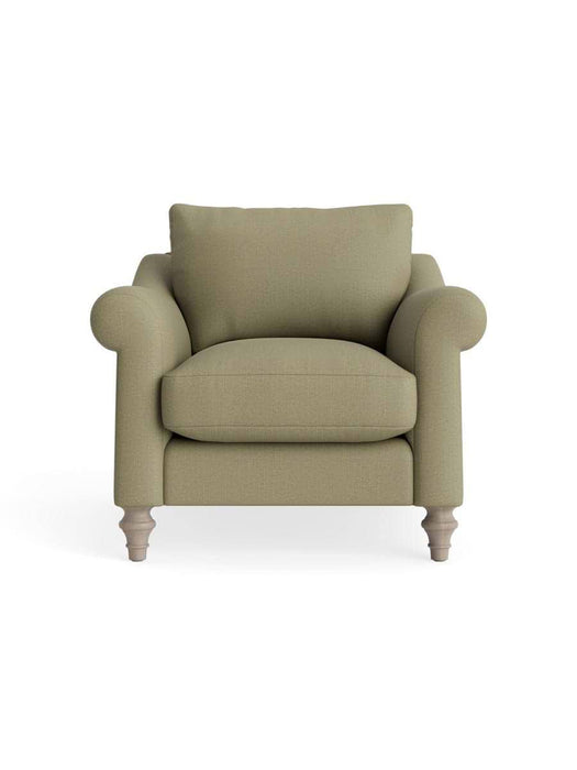 Kalmar Armchair ƒ¢¢‚¬¢€œ Vintage Olive Cotton Linen