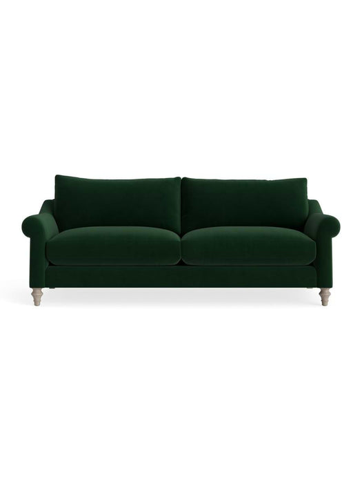 Kalmar Three Seater Sofa ƒ¢¢‚¬¢€œ Forest Green Velvet