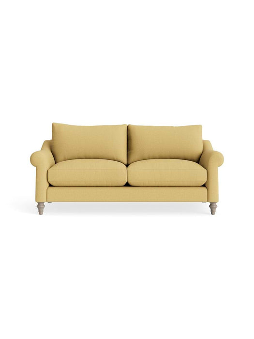 Kalmar Two Seater Sofa Ã¢â‚¬â€œ Ochre Cotton Linen