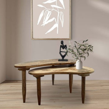 Scandi Mango Kidney Bean Coffee Table
