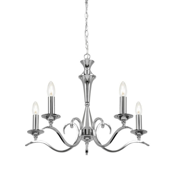 Kora 5 Pendant Light Chrome