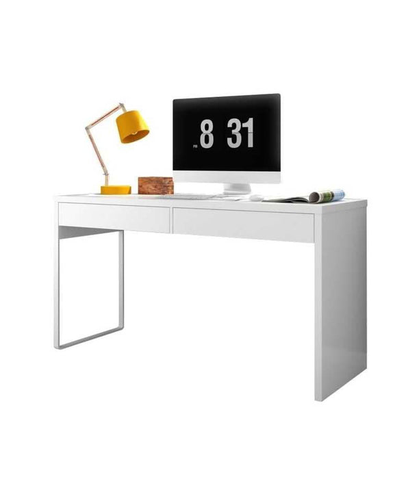 Artic White Desk With Drawers