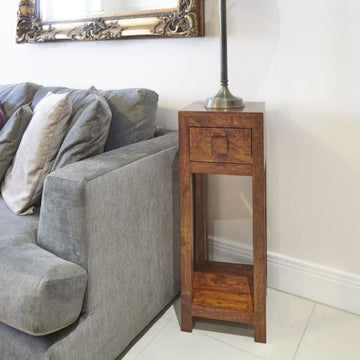 Acre & Artisan Premium Mango Wood Lamp Table