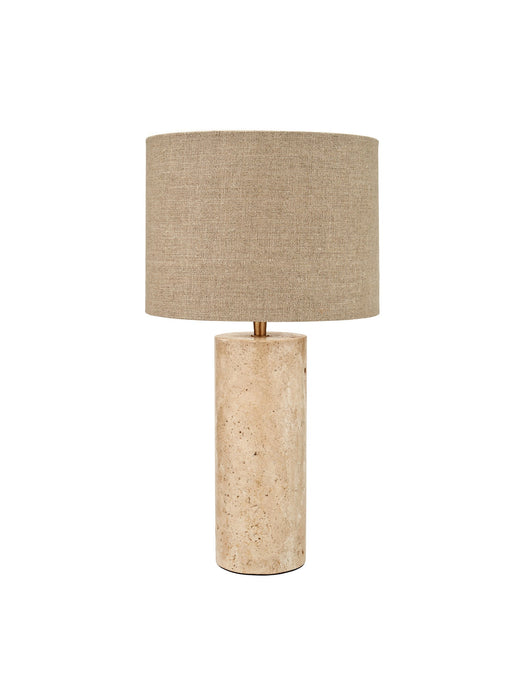 Lillia Limestone Cylinder Table Lamp