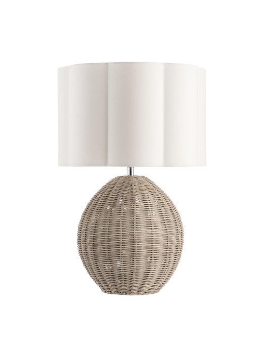 Nantucket Lamp with Rosie Shade