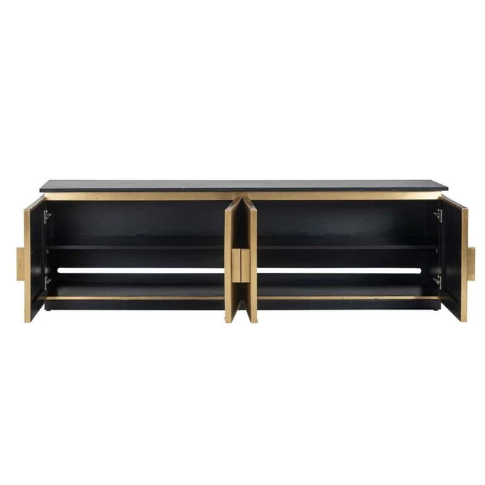 Ironville Large TV Cabinet with 4 Doors