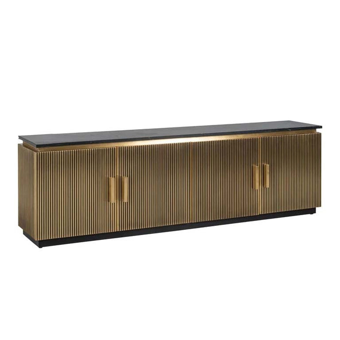 Ironville Large TV Cabinet with 4 Doors