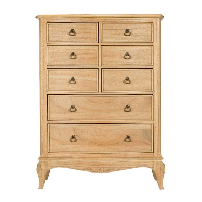 Legacy French Style Oak 8 Drawer Chest