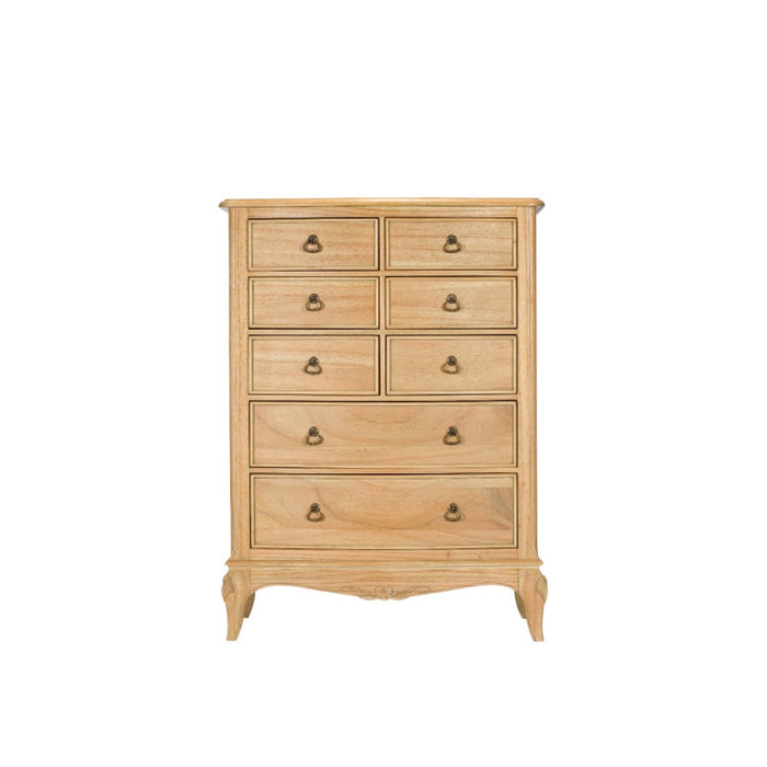 Legacy French Style Oak 8 Drawer Chest