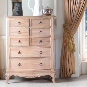 Legacy French Style Oak 8 Drawer Chest