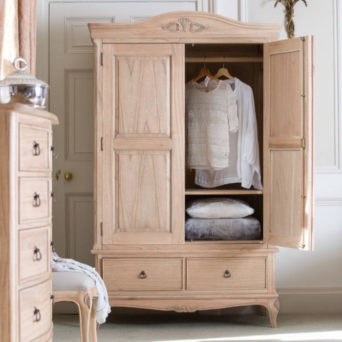 Legacy French Style Oak Wardrobe