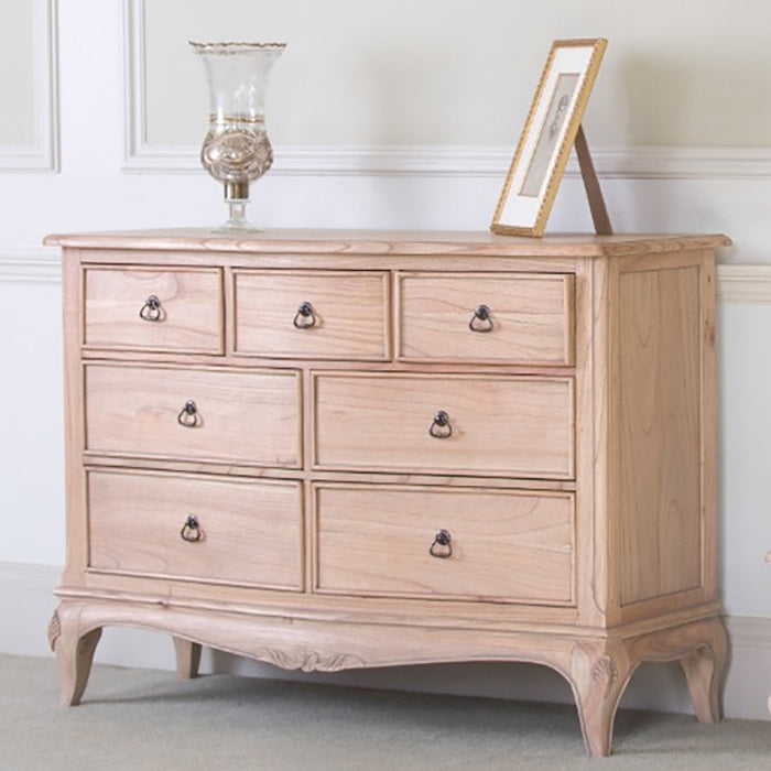 Legacy French Low Wide 7 Drawer Chest