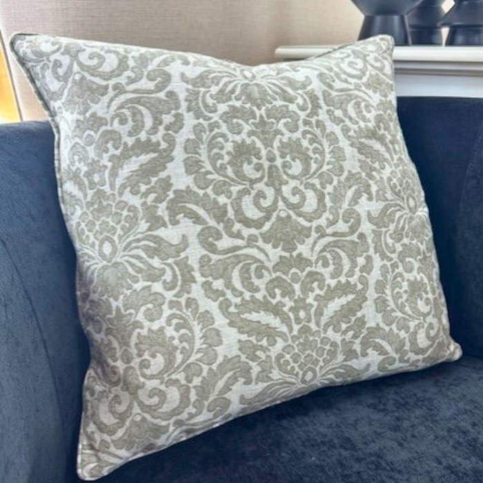 Leonara Taupe Piped Cushion