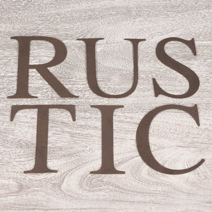 6 Rustic Iron Letter - B