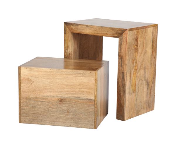 Acre & Artisan Mango Light Cube Nest