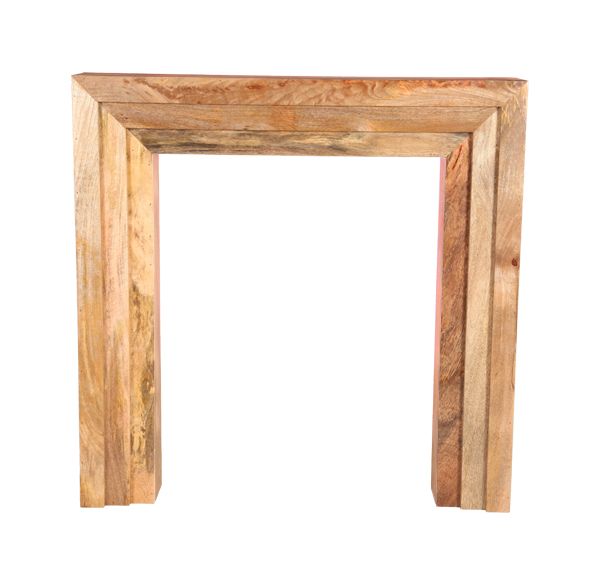 Light Mango Wood 118cm Fire Surround - In Stock