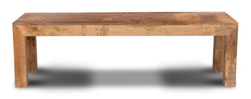 Light Mango Wood 150cm Bench - In Stock