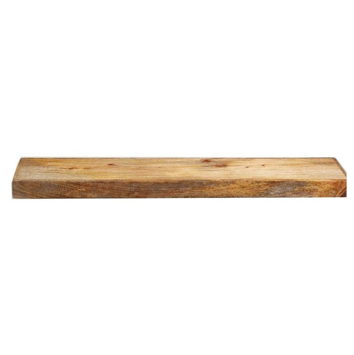 Light Mango Wood 110cm Floating Shelf - In stock