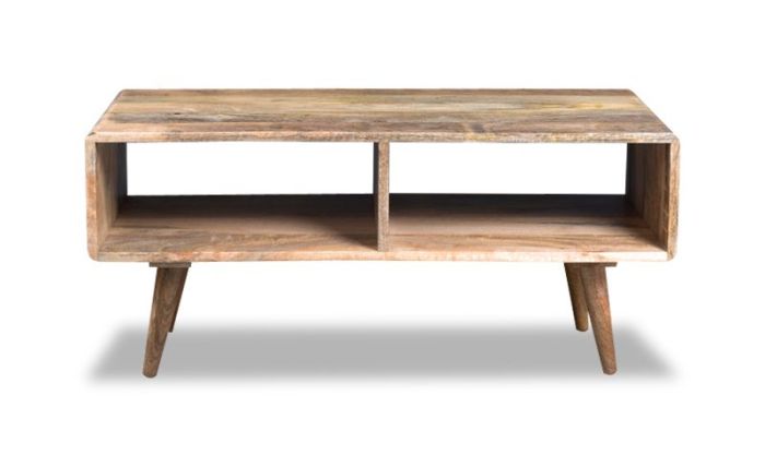 Acre & Artisan Light Vintage Mango Open Coffee Table (90cm)
