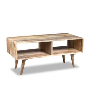 Light Vintage Mango 90cm Open Coffee Table