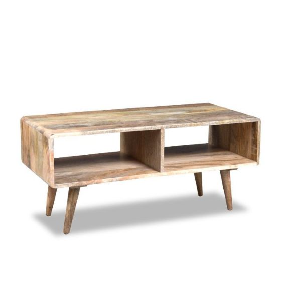 Acre & Artisan Light Vintage Mango Open Coffee Table (90cm)