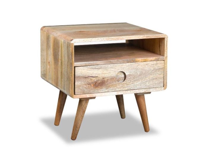 Acre & Artisan Light Vintage Mango Side Table
