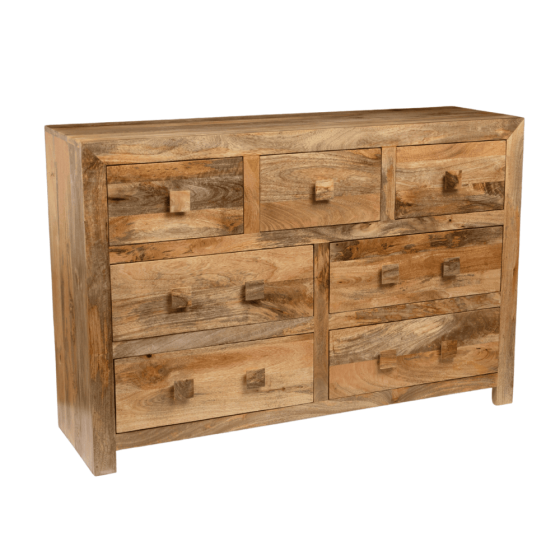 Acre & Artisan Light Solid Wood Extra Large Drawers 566 (135cm)