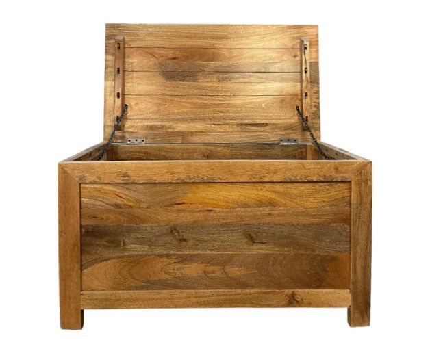 Light Dakota 92cm Blanket Box - In Stock