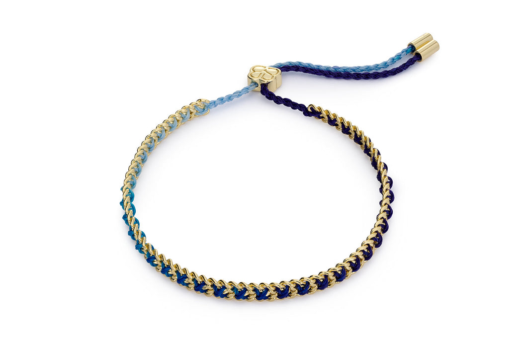 Lilia Midnight Gold Woven Bracelet