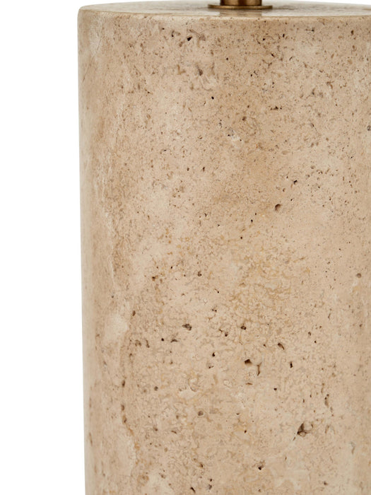 Lillia Limestone Cylinder Table Lamp