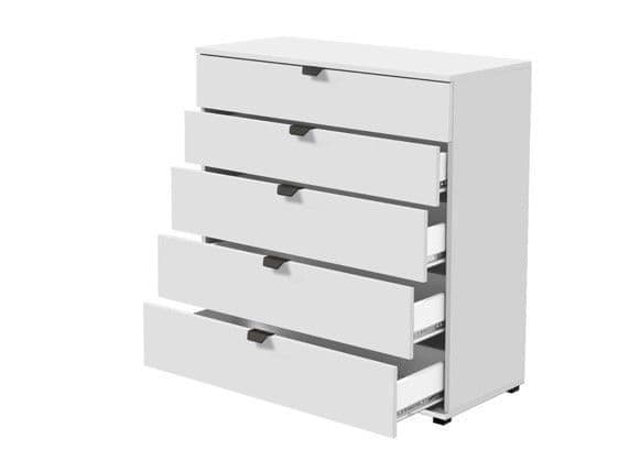 Arctic White Wide 6-Drawer Chest