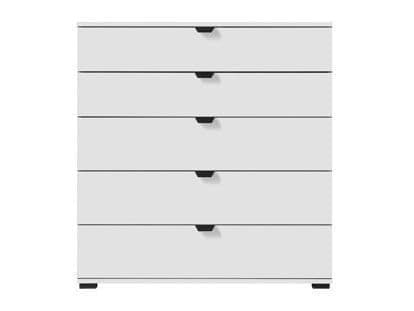 Arctic White Wide 6-Drawer Chest