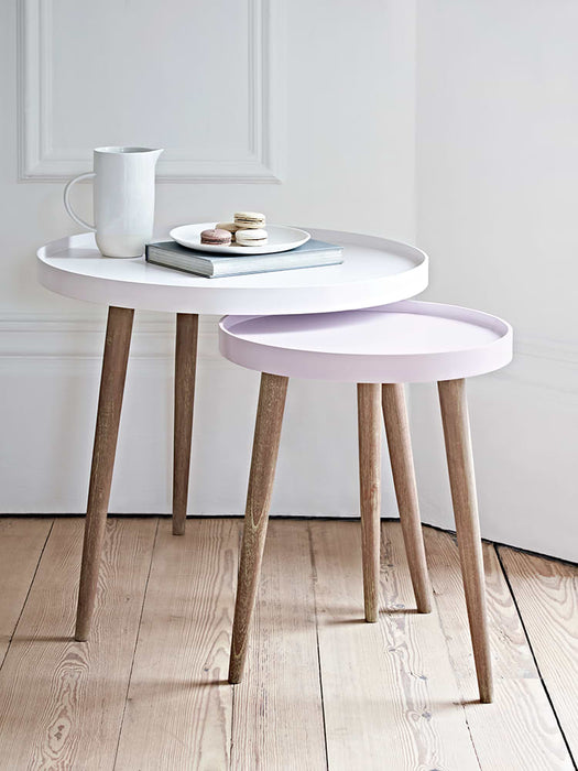 Lina Side Table Large - Dusty Blush