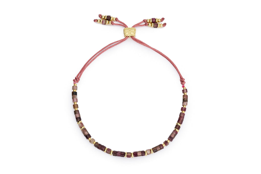 Chira Tourmaline & Gold Stacking Bracelet Set